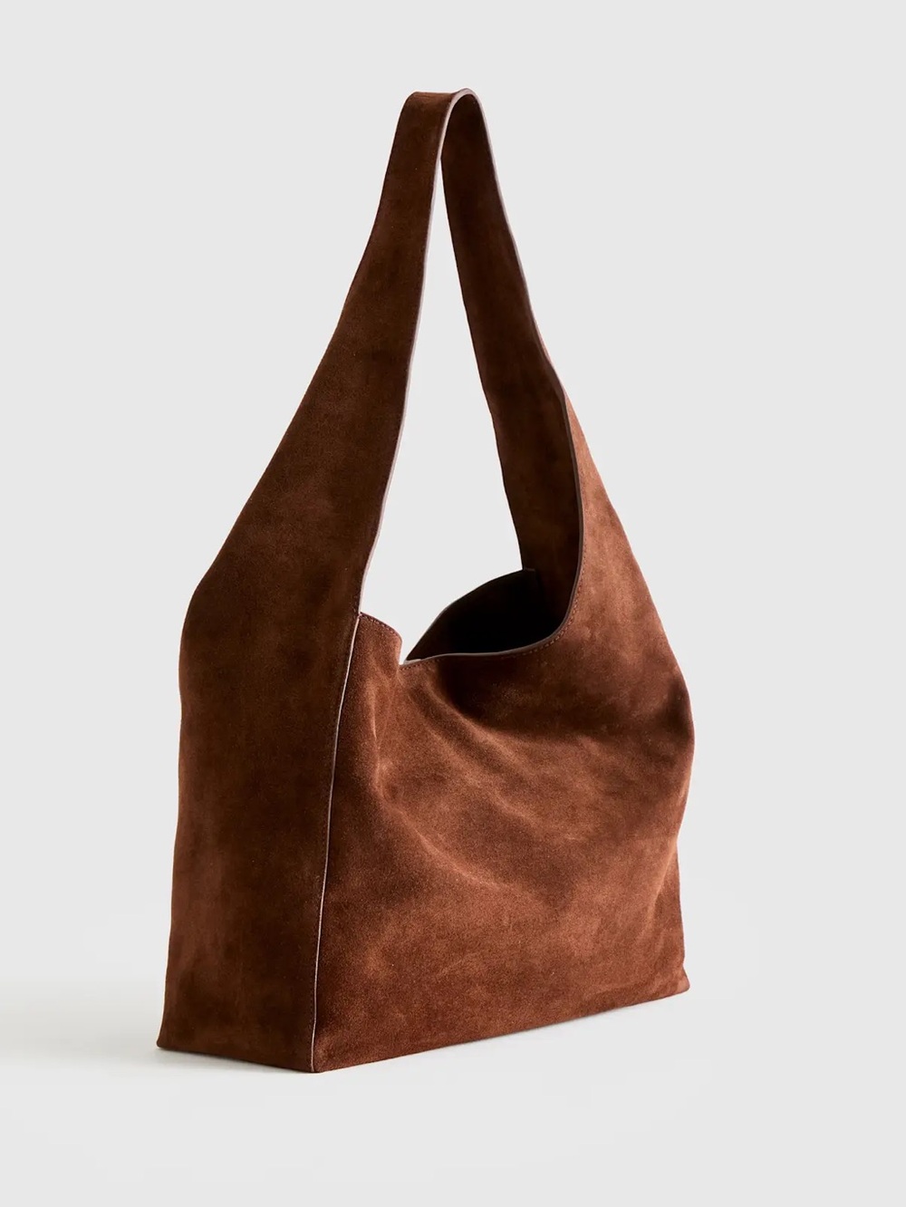 Quince Women Italian
Suede Slouchy Shoulder
Bag Bags Brown OS - Picture 3 of 8